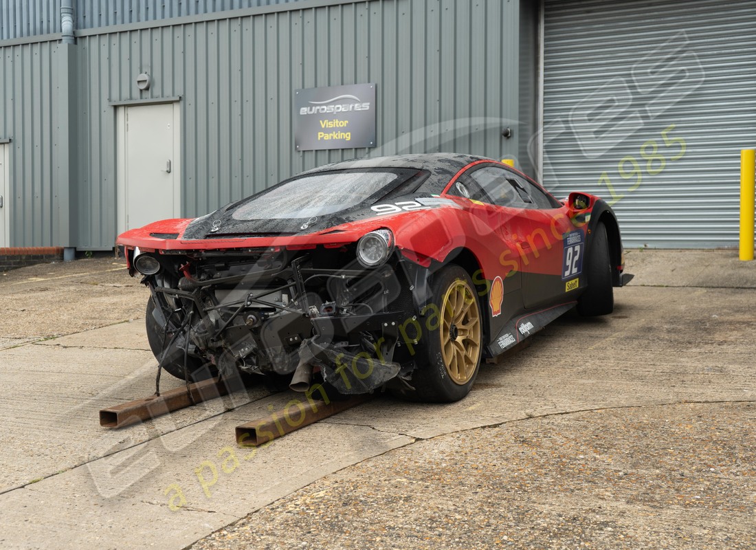 ferrari 488 challenge with 3900km, being prepared for dismantling #5