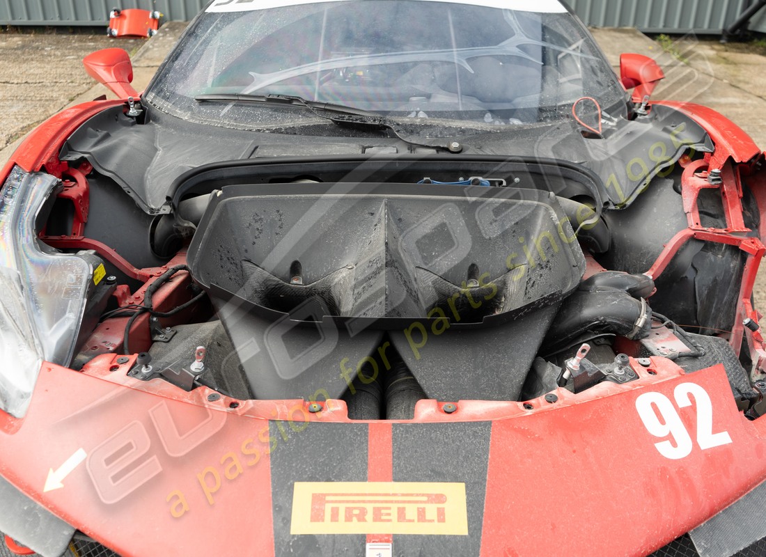 ferrari 488 challenge with 3900km, being prepared for dismantling #23