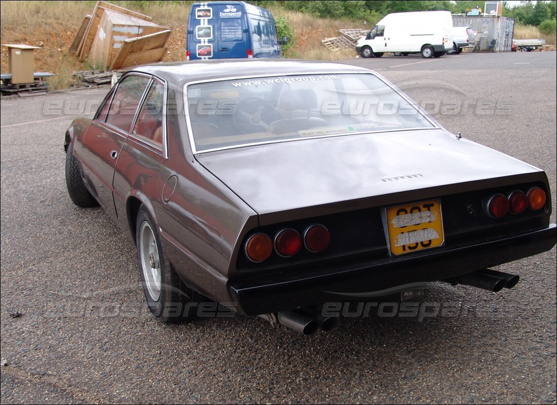 ferrari 365 gt4 2+2 (1973) with 74,889 miles, being prepared for dismantling #5