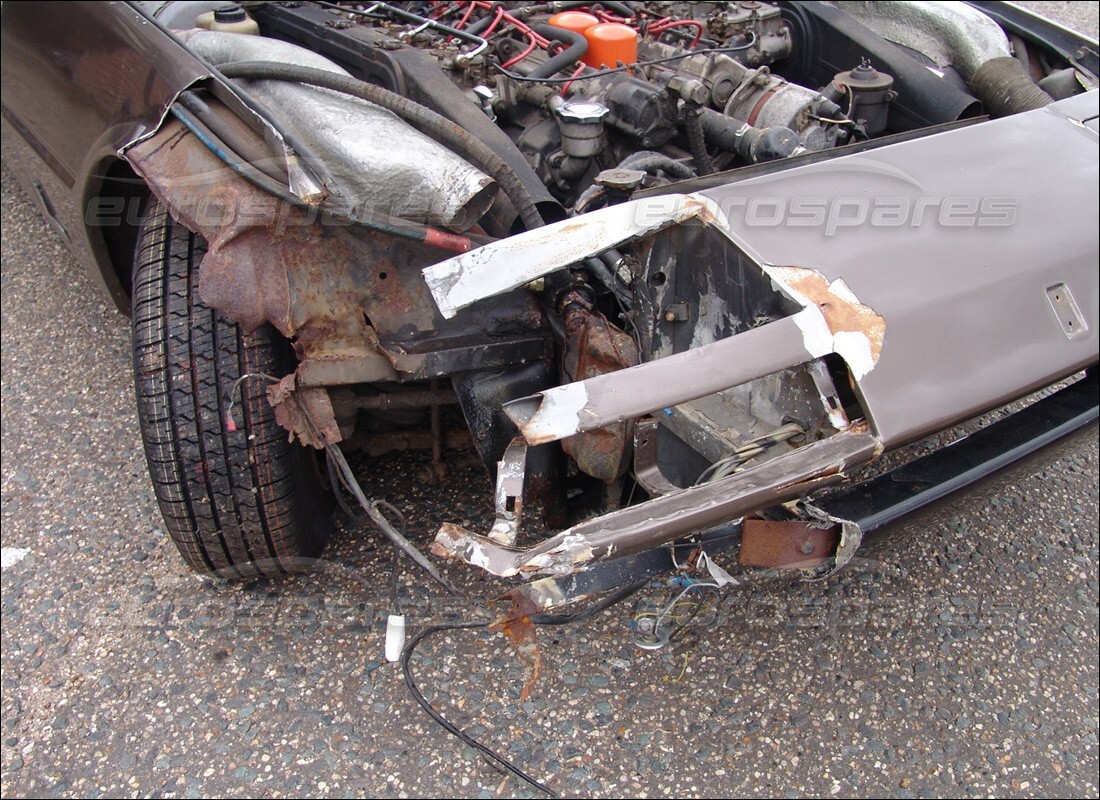 ferrari 365 gt4 2+2 (1973) with 74,889 miles, being prepared for dismantling #3