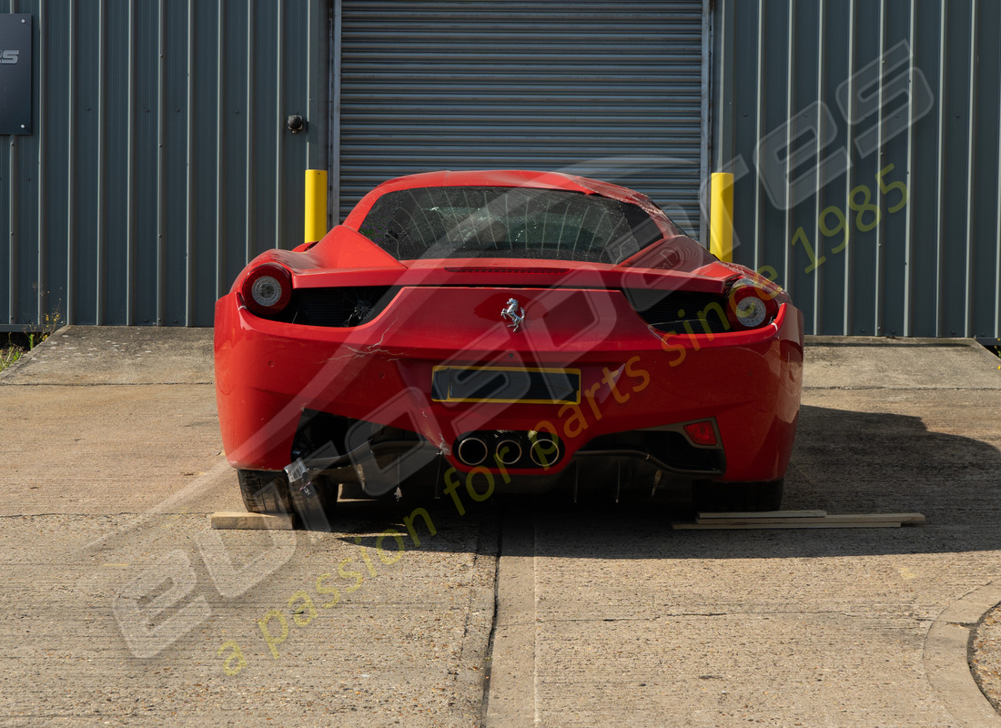 ferrari 458 italia (rhd) with less than 20k tbc, being prepared for dismantling #4