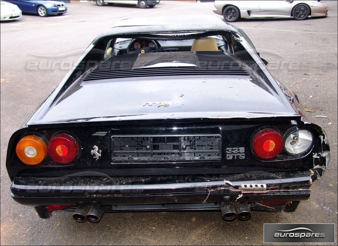 ferrari 328 (1988) with 11,275 kilometers, being prepared for dismantling #3