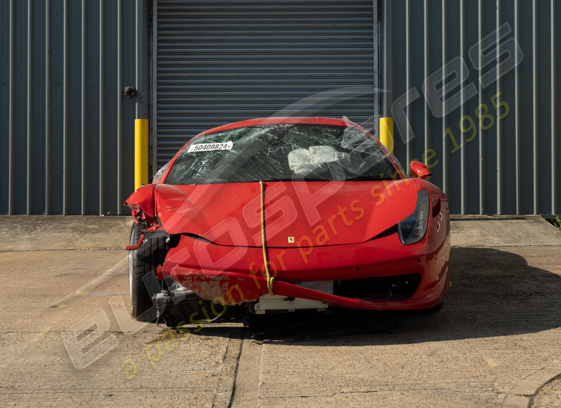 ferrari 458 italia (rhd) with less than 20k tbc, being prepared for dismantling #8