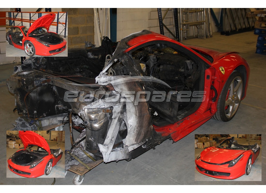 ferrari 458 italia (europe) with 6,000 kilometers, being prepared for dismantling #2