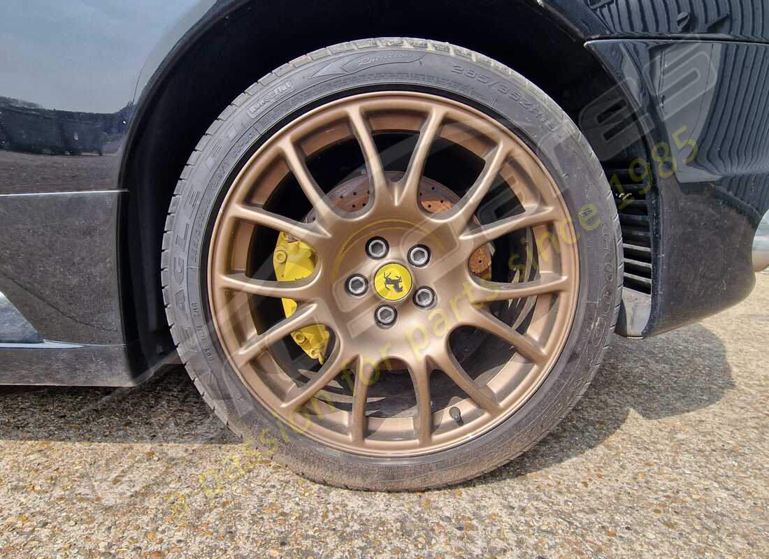 ferrari f430 coupe (rhd) with 21981, being prepared for dismantling #23