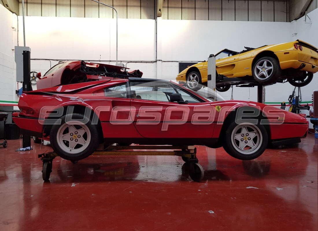 ferrari 328 (1988) with 29,660 kilometers, being prepared for dismantling #5