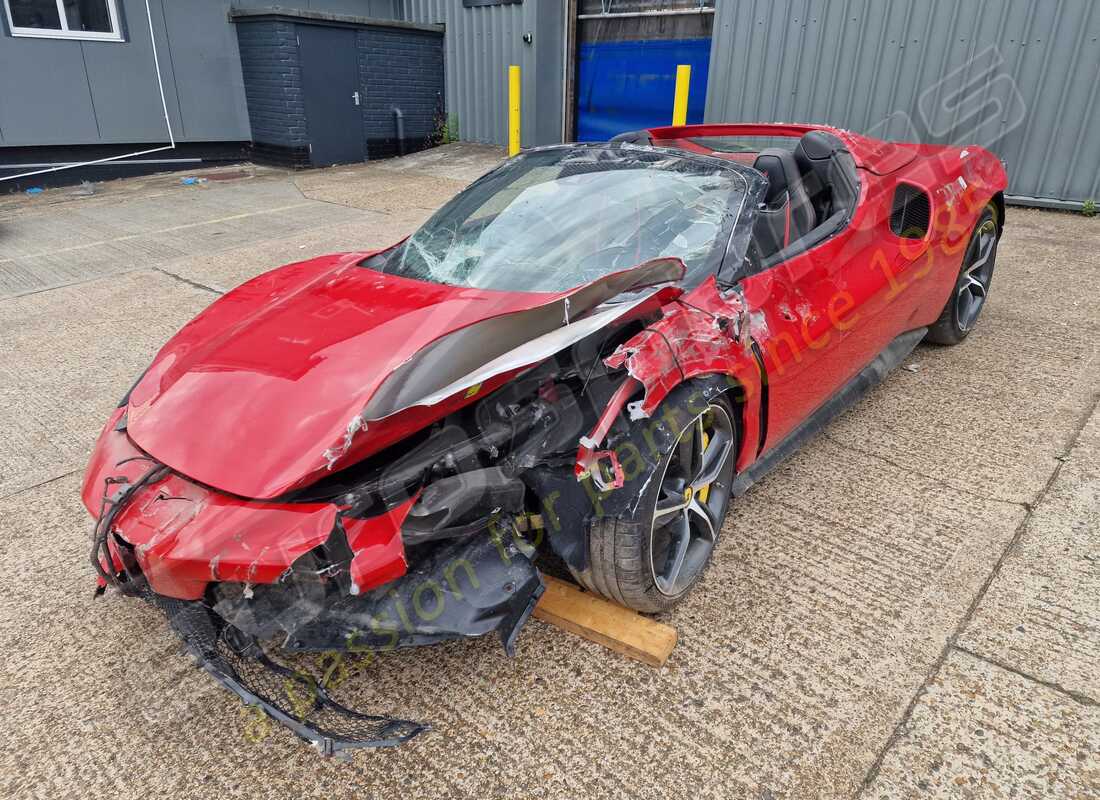 ferrari 296 gts with 2525 miles, being prepared for dismantling #1