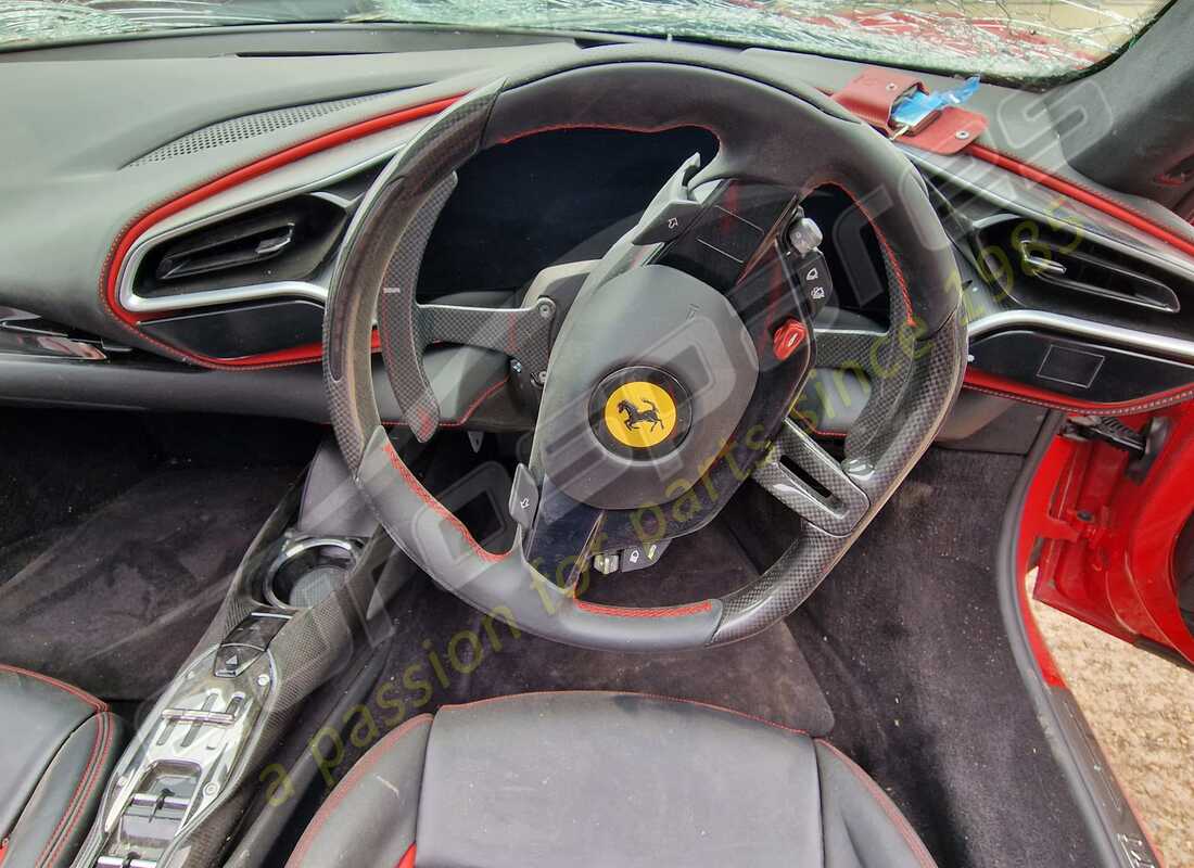 ferrari 296 gts with 2525 miles, being prepared for dismantling #13