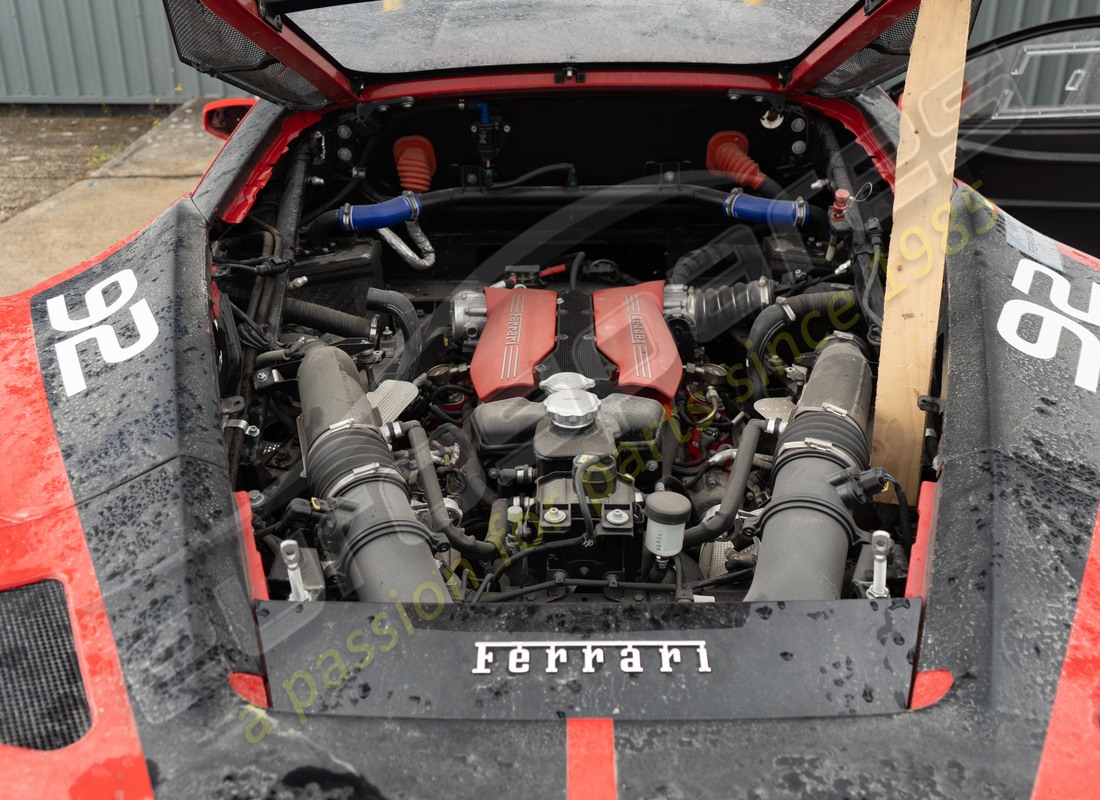 ferrari 488 challenge with 3900km, being prepared for dismantling #24