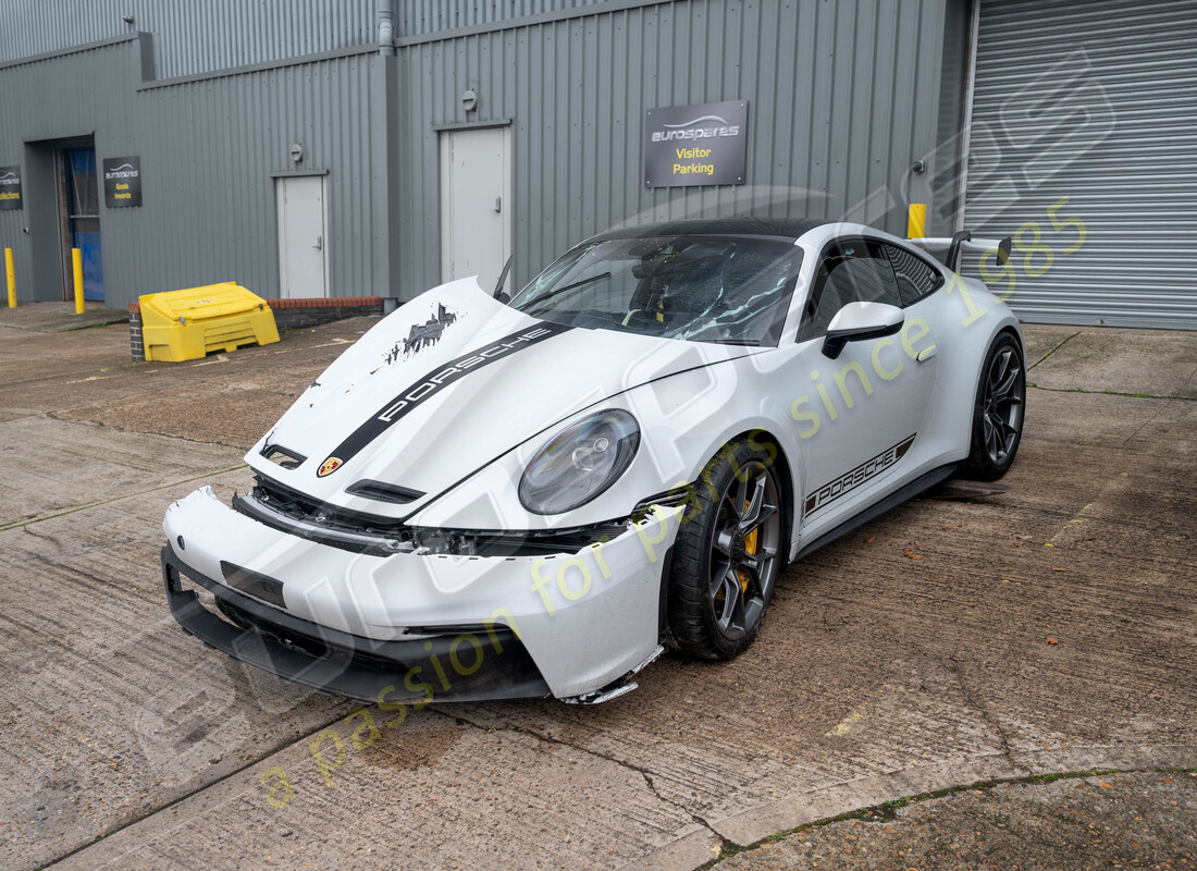 porsche 2023 being prepared for dismantling at eurospares