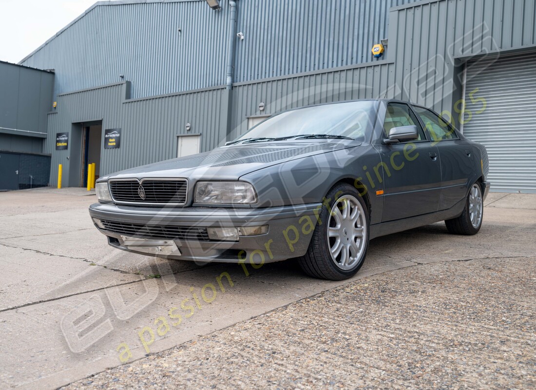 maserati qtp v6 (1996) being prepared for dismantling at eurospares