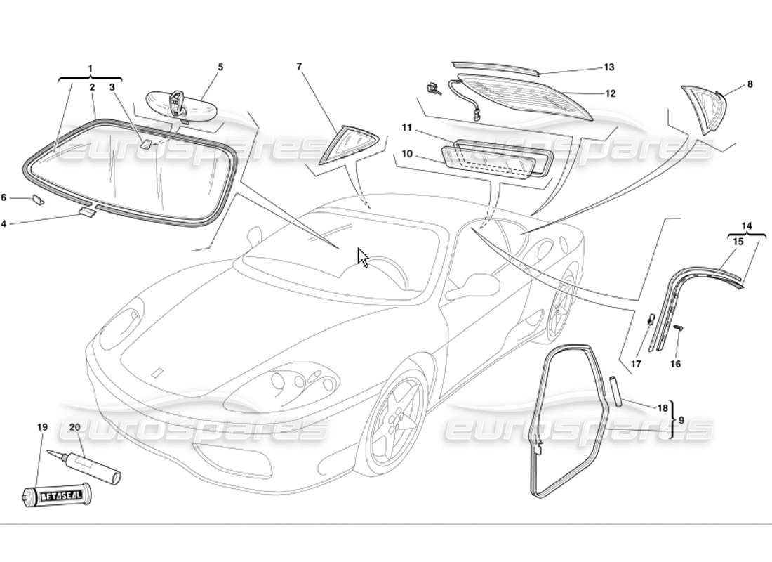 part diagram containing part number 63330700