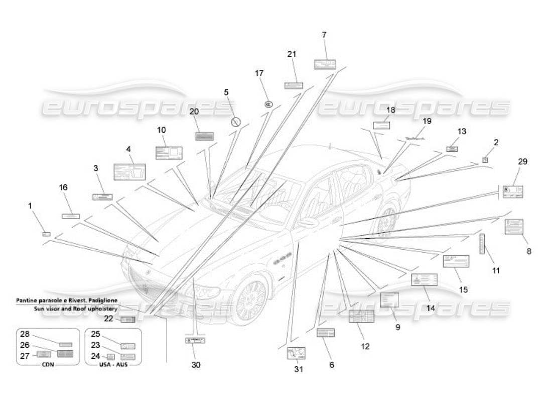 part diagram containing part number 980145839