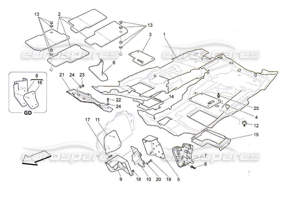 part diagram containing part number 9813022