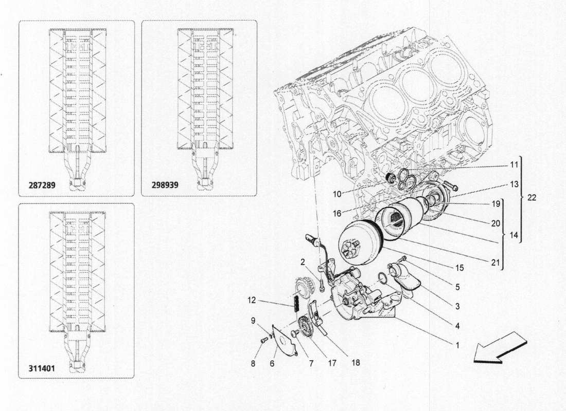 part diagram containing part number 298939