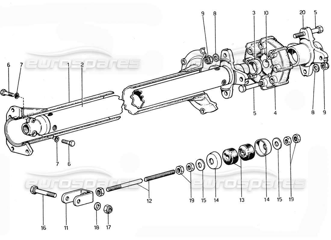 part diagram containing part number m12x65-uni 5737