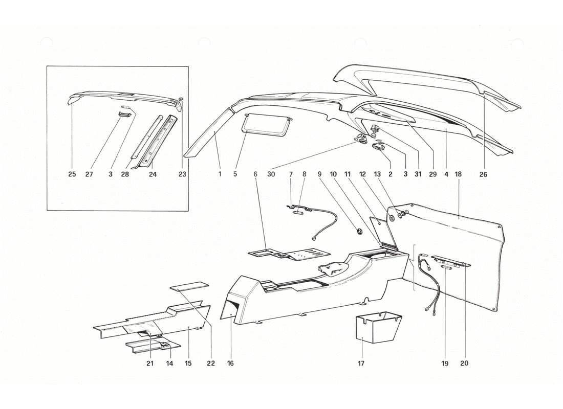 part diagram containing part number 60796400