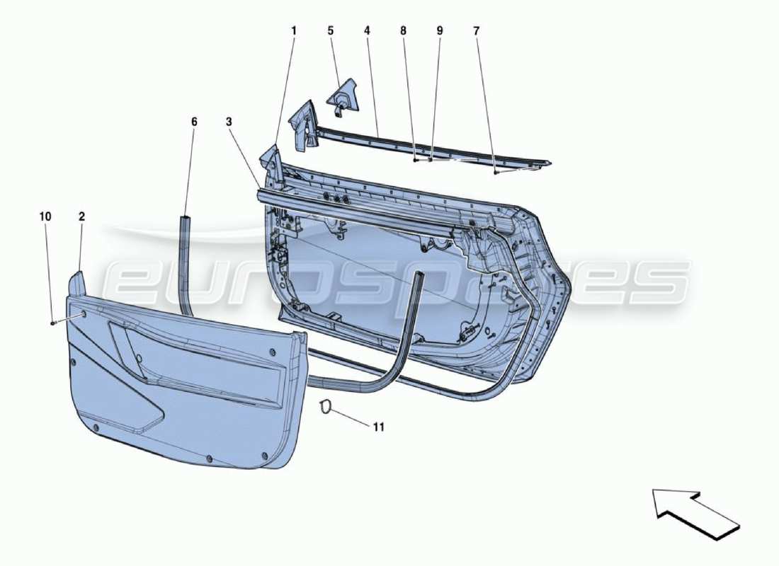 part diagram containing part number 86213200