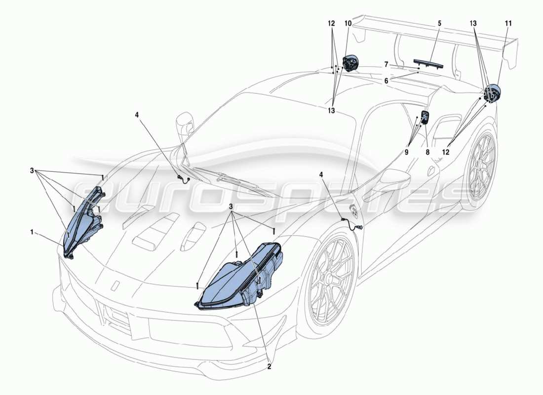 part diagram containing part number 86495500