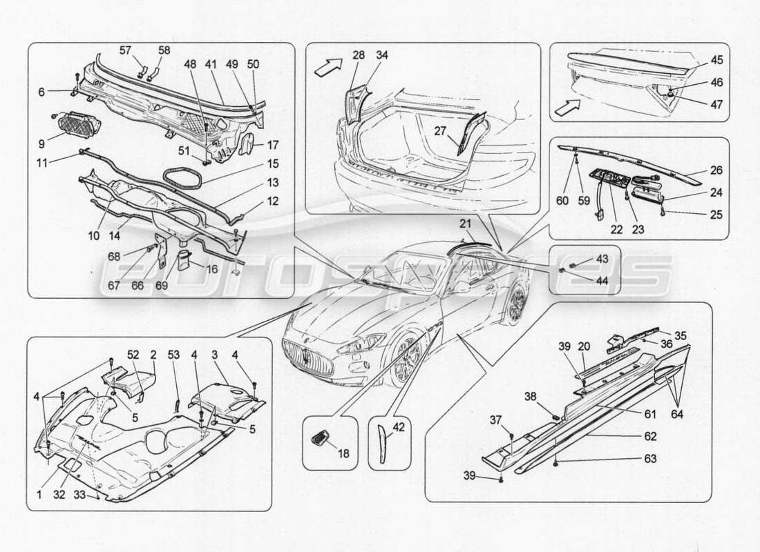 part diagram containing part number gb 980145389