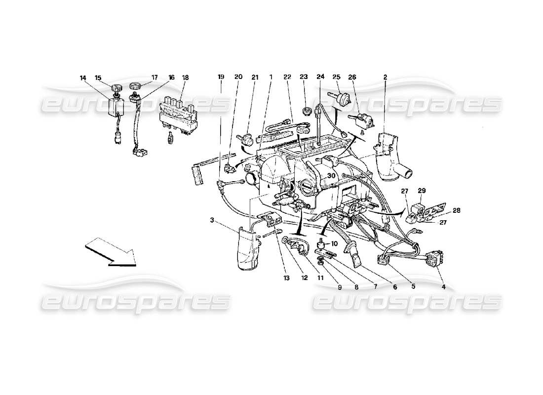 part diagram containing part number 61268000