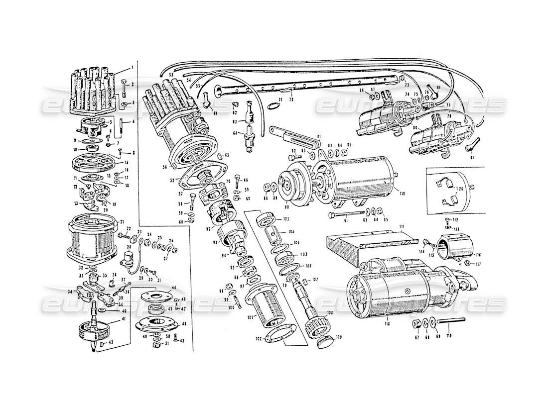 part diagram containing part number marelli 90004-31