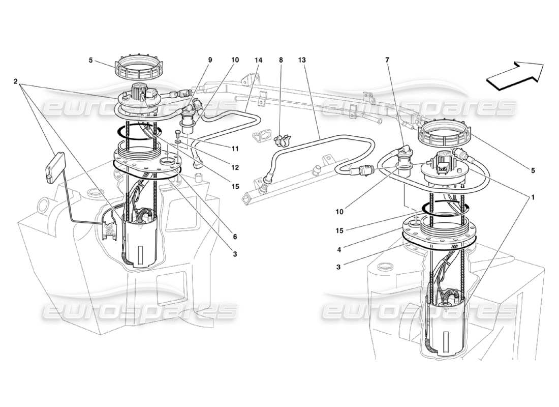 a part diagram from the ferrari 360 challenge stradale parts catalogue