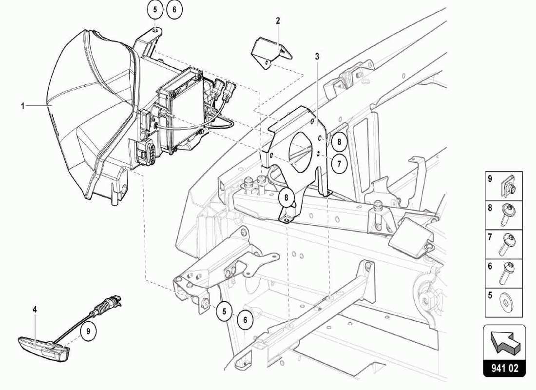 part diagram containing part number n10470703