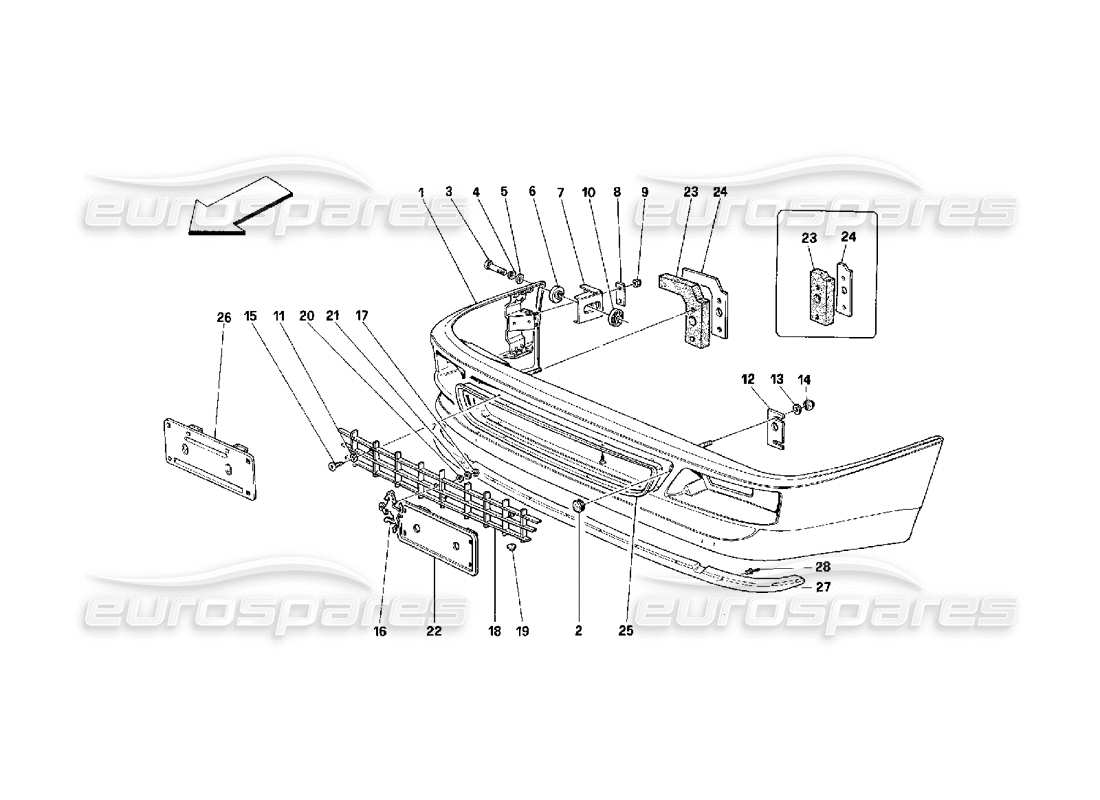 part diagram containing part number 63236810