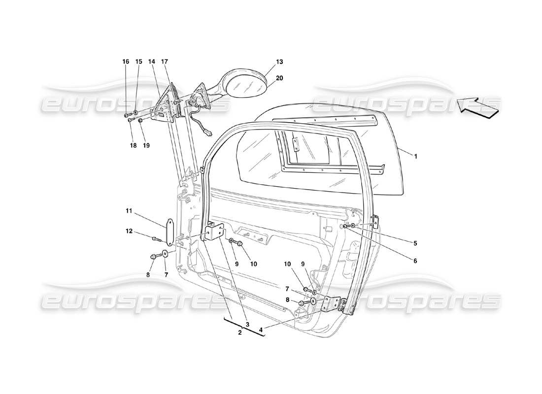 part diagram containing part number 65984000