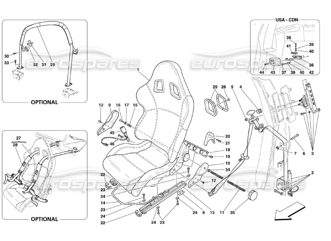 part diagram containing part number 65806500