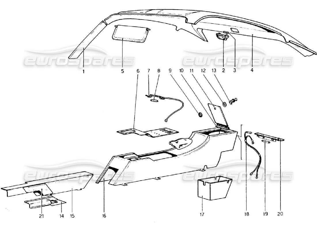 part diagram containing part number 60071305