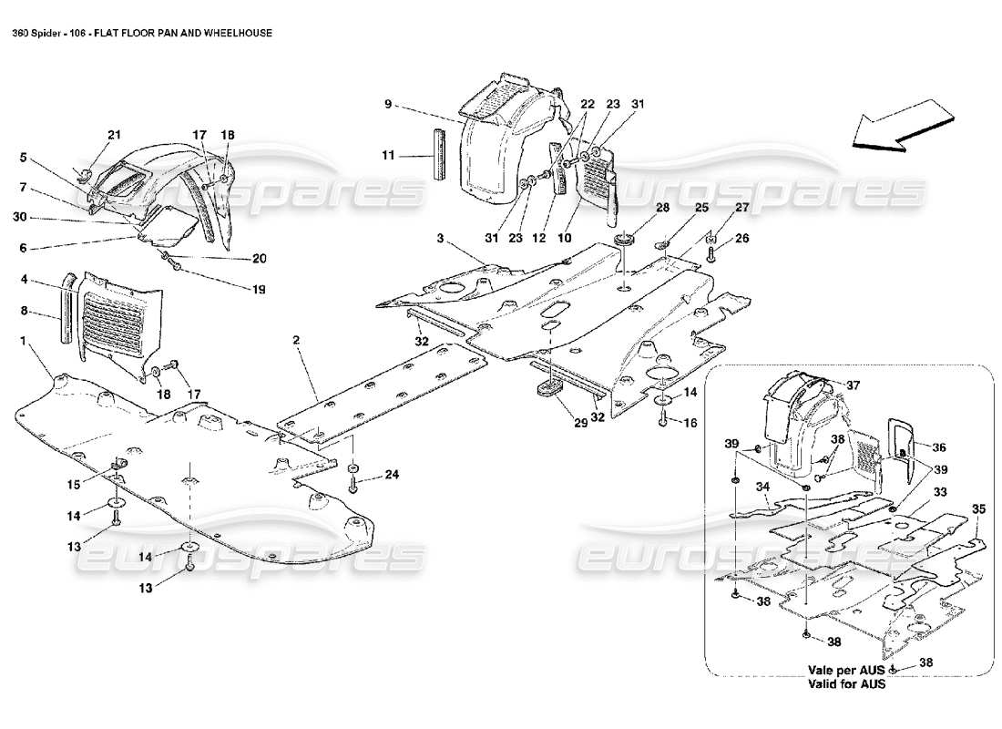 part diagram containing part number 65512300