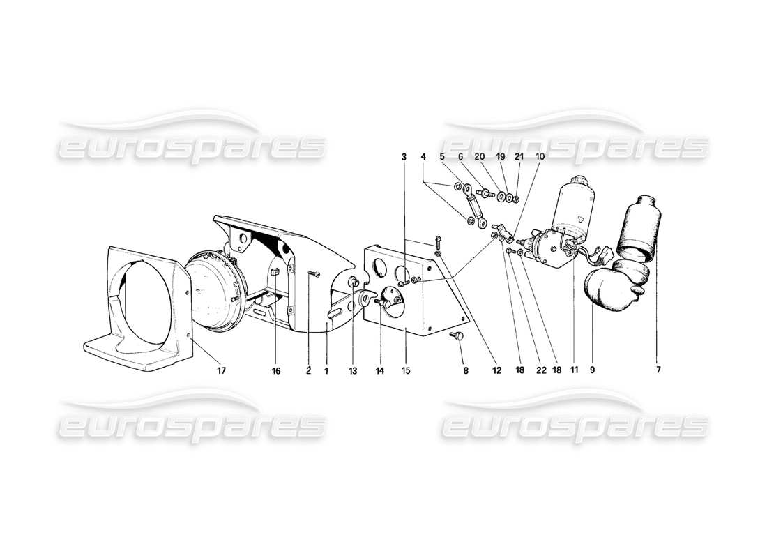 part diagram containing part number 60098801