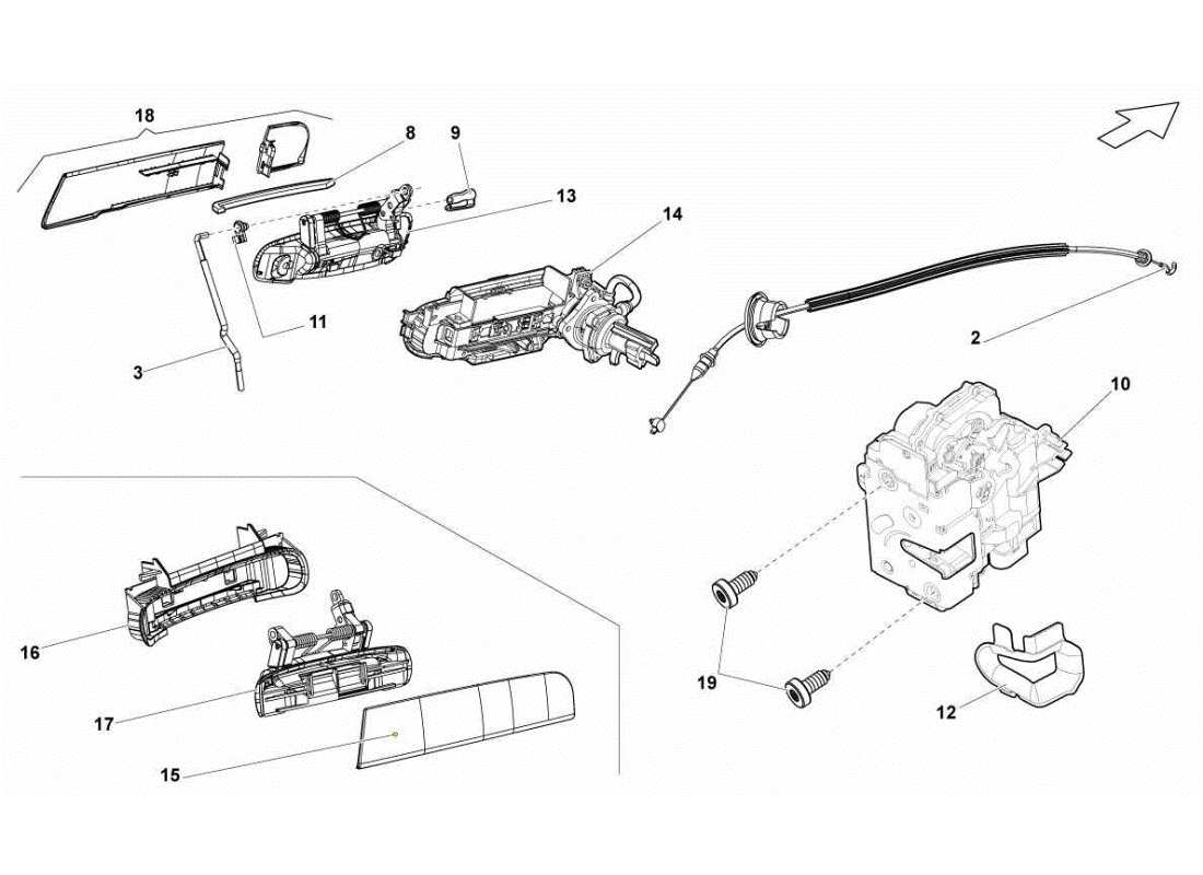 LAMBORGHINI GALLARDO STS II SC DOORS PART DIAGRAM lamborghini gallardo sts ii sc doors part diagram