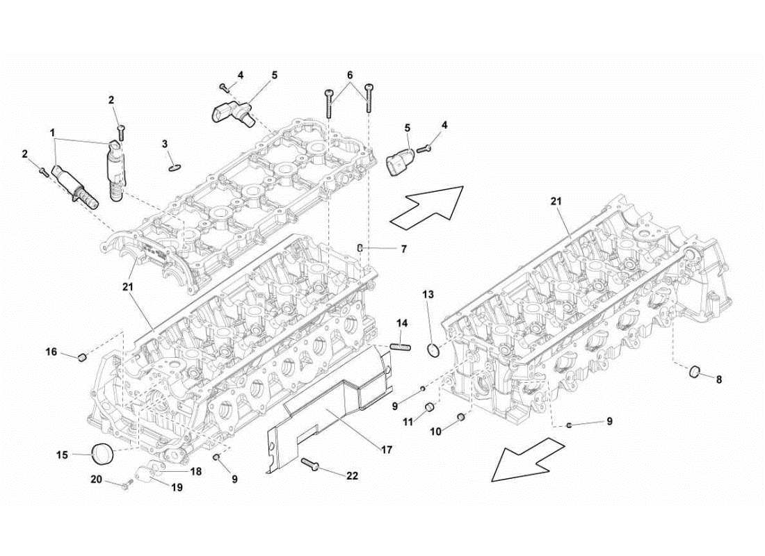 LAMBORGHINI GALLARDO STS II SC PHASE SENSORS RIGHT CYLINDER HEAD PART DIAGRAM lamborghini gallardo sts ii sc phase sensors right cylinder head part diagram
