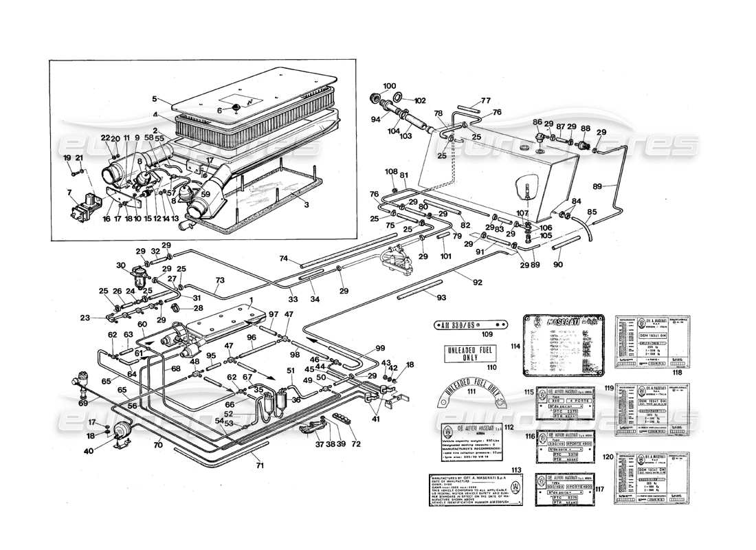 part diagram containing part number 330343500