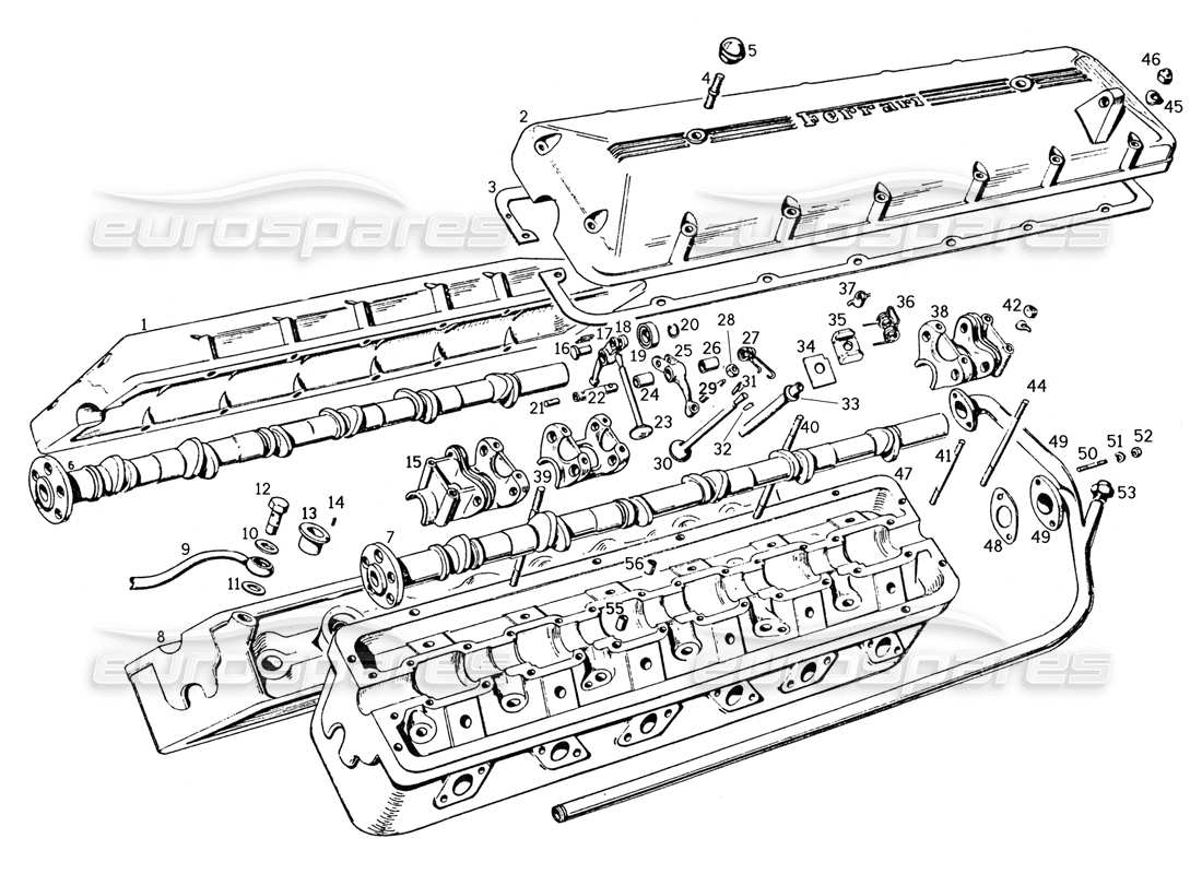 part diagram containing part number 16676