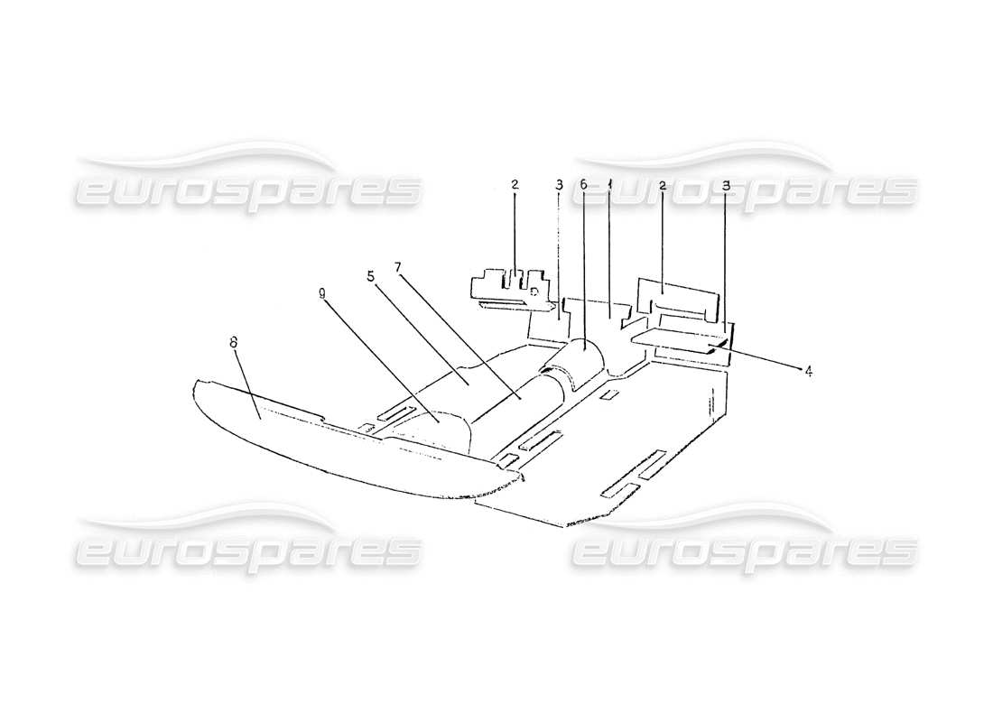 a part diagram from the ferrari 275 parts catalogue