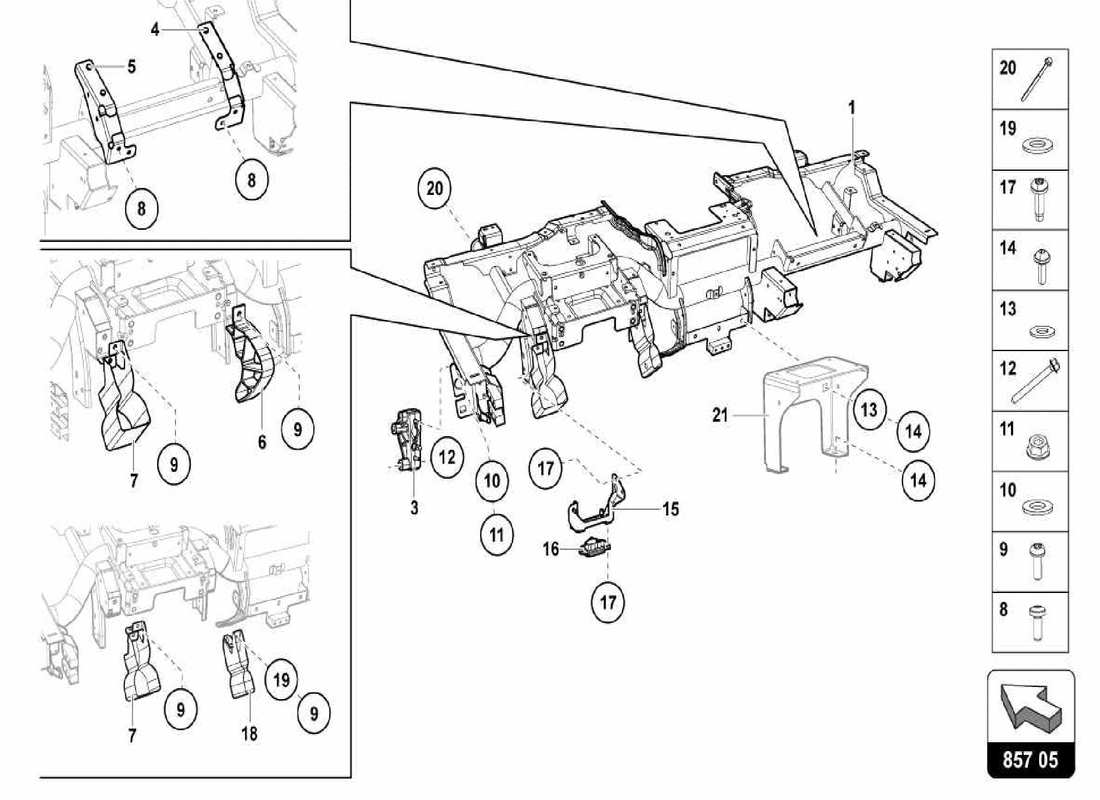 part diagram containing part number n10709401