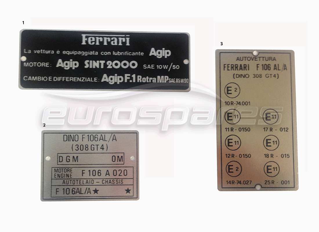 part diagram containing part number fer106