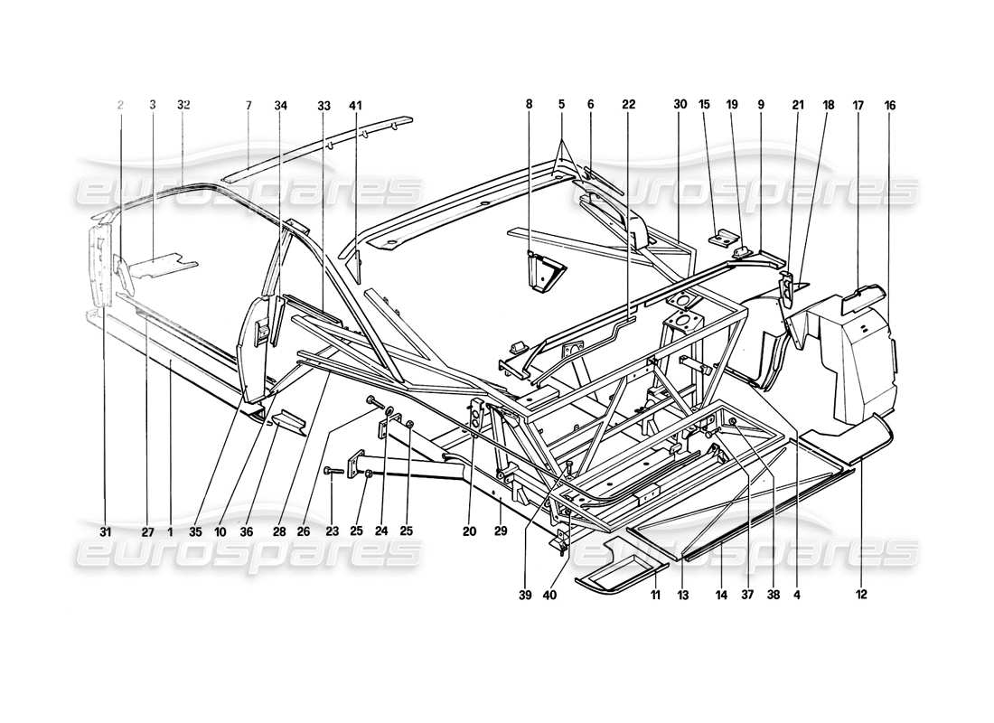 part diagram containing part number 60697200