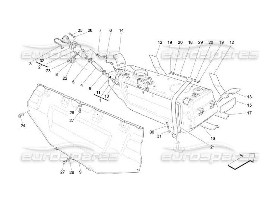 part diagram containing part number 205365