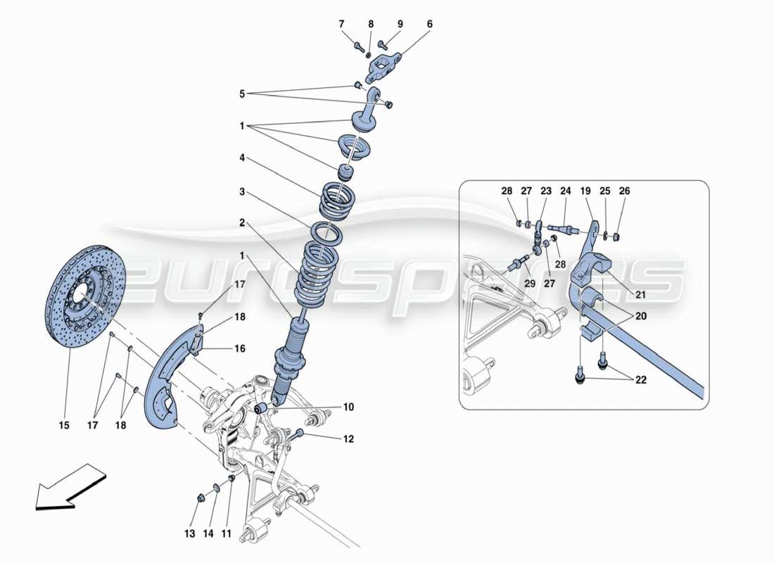 part diagram containing part number frnskt4361