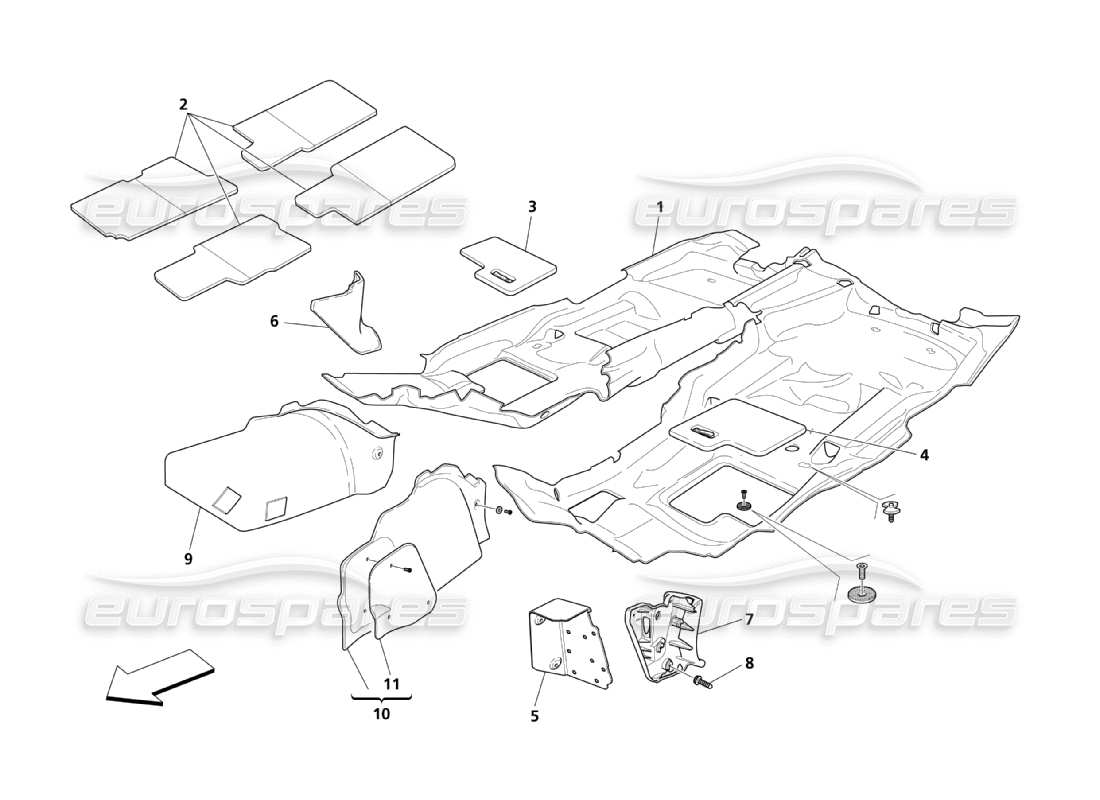 part diagram containing part number 67312200