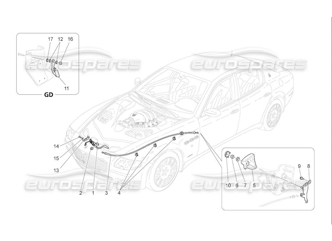 part diagram containing part number 69086700