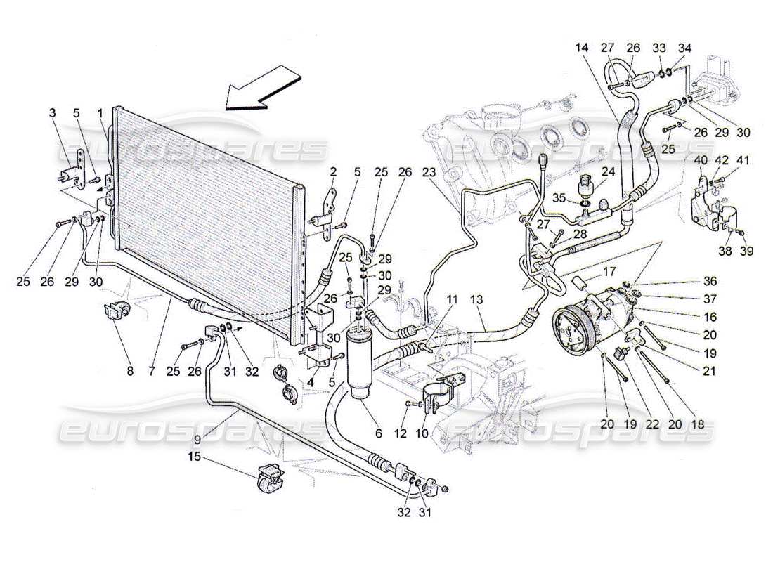 part diagram containing part number 68199800