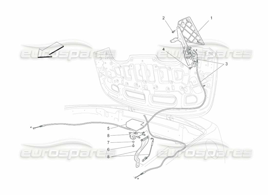 part diagram containing part number 83083400