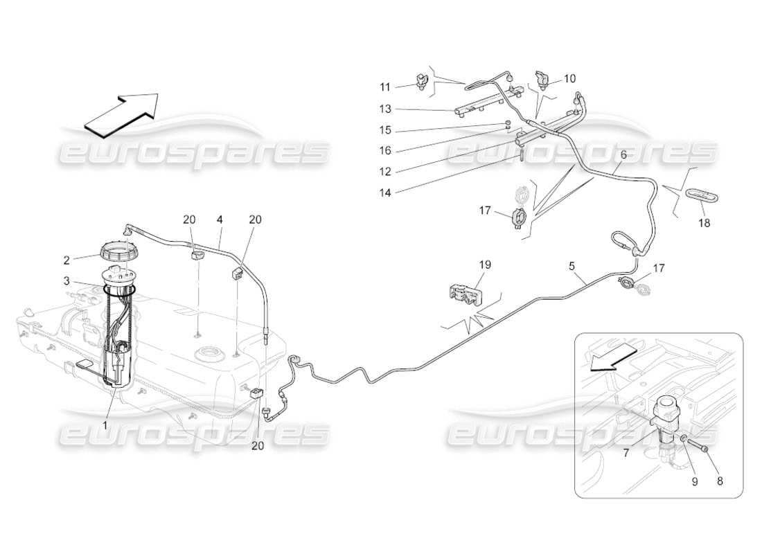 part diagram containing part number 260584