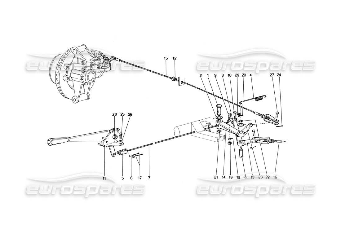 a part diagram from the ferrari 246 parts catalogue